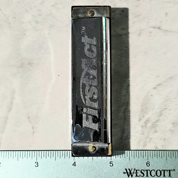 2 First Act Silver Harmonicas 10-hole in the key of C 4x1 - Picture 8 of 13